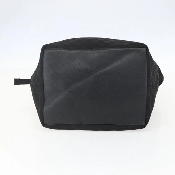 GUCCI GG Canvas Web Sherry Line Tote Bag Black Silver 131231 Auth 154522 - Picture 7 of 16